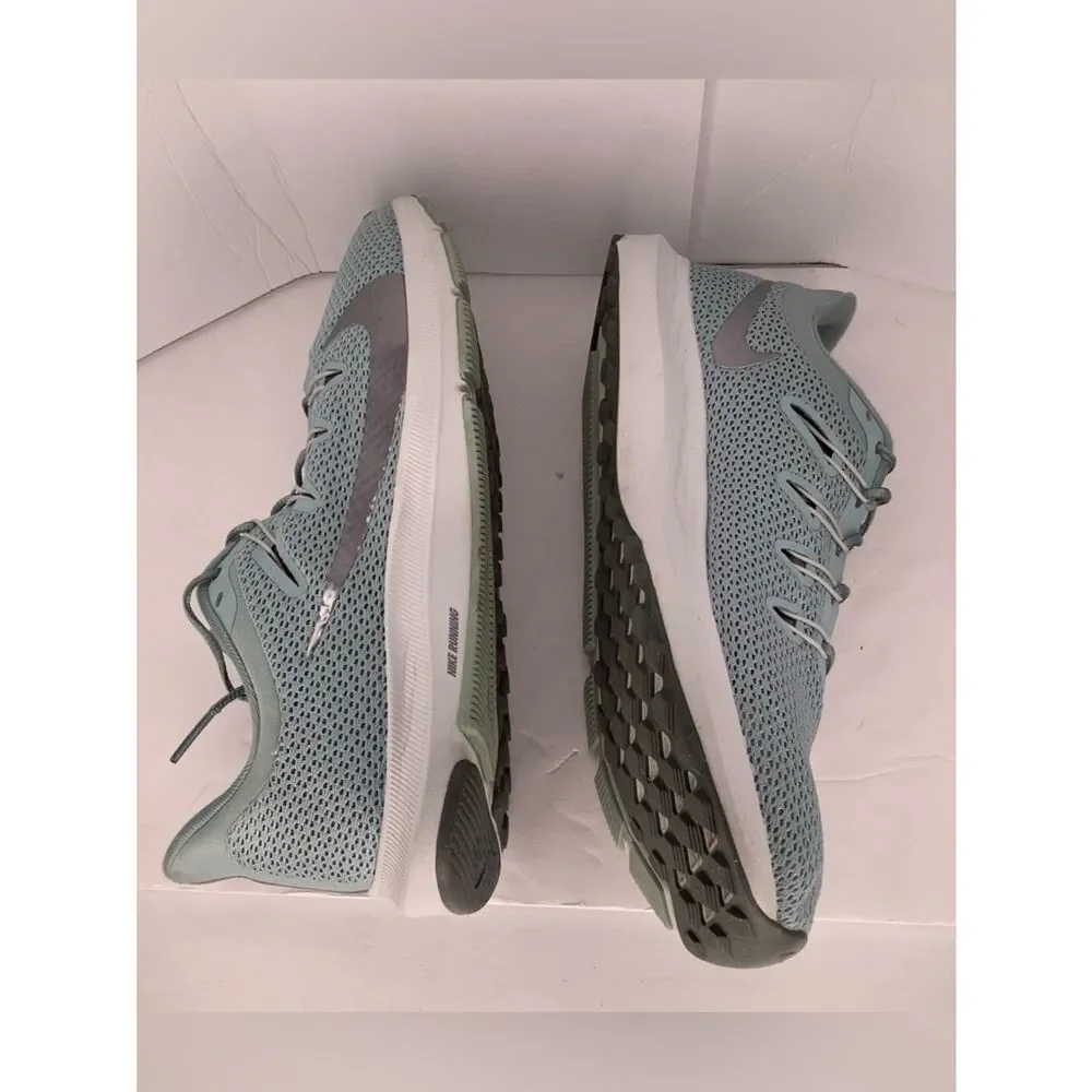 Nike Quest 2 Light Teal Mesh Athletic Low Top lace Up Women Running Shoes Sz 11